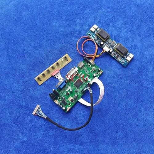 1280*768 HDMI-compatible DVI VGA Kit LCD display Fit LTM170W1/M170XW01/FLC43XWC8V/NA19026 MNT68676 driver board 4CCFL 20Pin LVDS