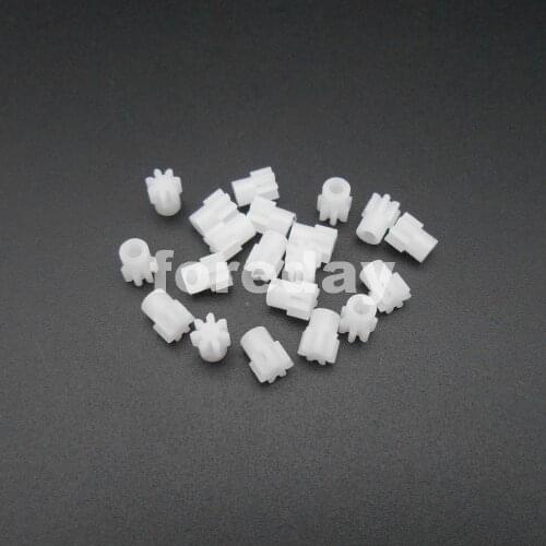 20PCS X 7T Gear 0.5 Modulus Aperture 2mm ( 1.95mm ) DIY Model Accessories 7 teeth T=7 Plastic Spur Gears 5.5MM 20PCS/LOT *FD272