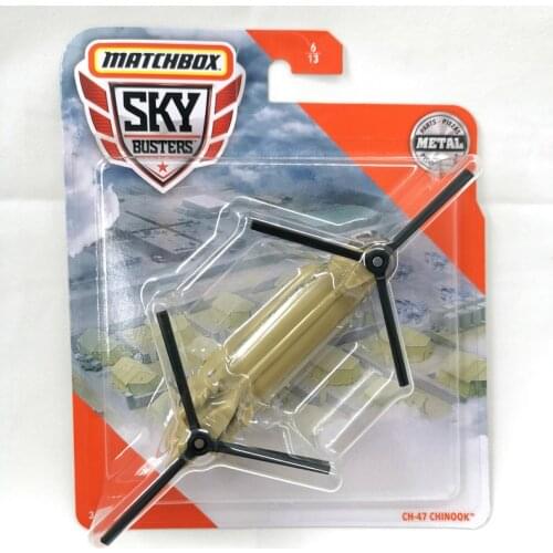 2020 Matchbox Plan Sky Busters CH-47 CHINOOK Metal Material Body Race plan Collection Alloy plan simulation model
