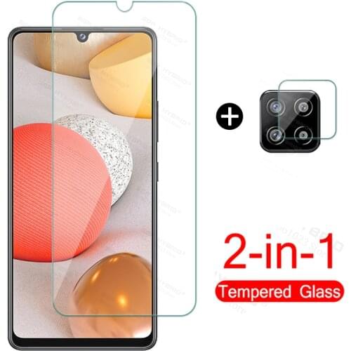 2in1 For Samsung Galaxy A42 5G A41 A40 Camera Lens Screen Protective Film For SamsungA42 GalaxyA42 A 42 5G Tempered Glass Shield