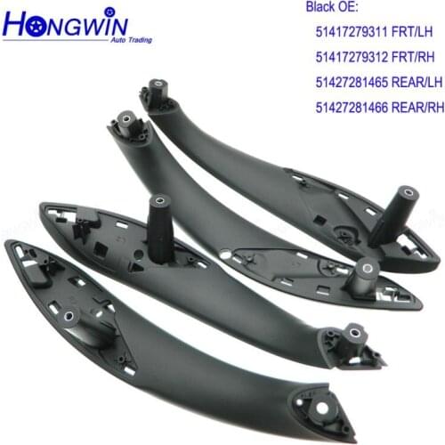 4 Pcs Car Accessories Inner Doors Panel Handle Pull Trim Cover For BMW F30 F80 F31F32 F33 F34 F35 2013-2018 51417279311 51417279