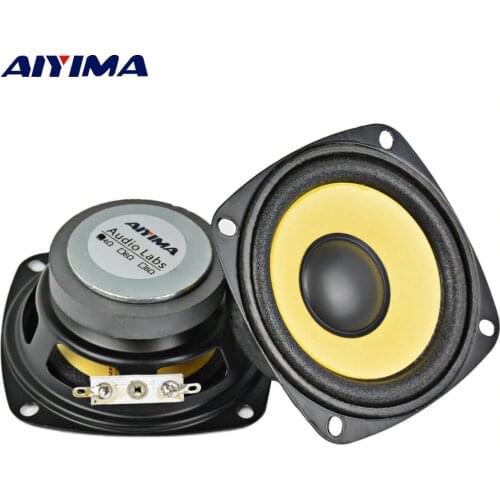 AIYIMA 2Pcs 3 Inch Audio Portable Speakers Full Range 4 Ohm 10 W Sound Amplifier Speaker Multimedia Loudspeaker DIY Home Theater