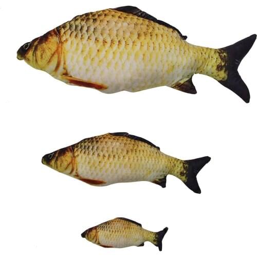 20/40/60cm Big Fish Shape Decorative Cushion Throw Pillow with Inner Home Decor Cartoon Sofa Toys Sleeping Pillow No Zipper TB