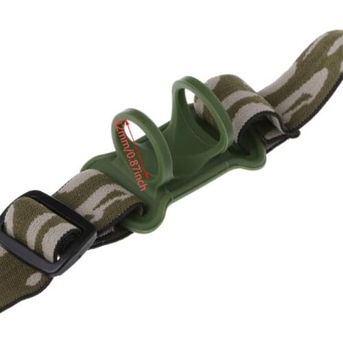 2 Pcs Headband Elastic Hands Free Headlamp Strap For 22-30mm Torch Flashlight