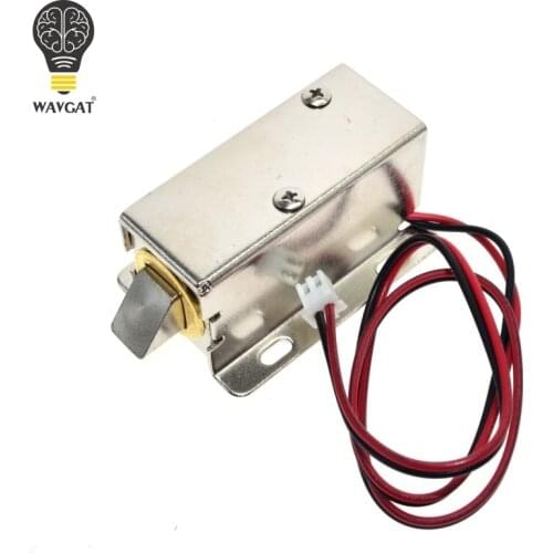 WAVGAT DC 12V Electric Solenoid Lock Tongue Upward Assembly for Door Cabinet Drawer