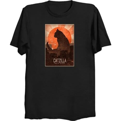 Graphic Tees Tops Cat Print Tshirts Men Funny T Shirt Tops Casual Short T-Shirt Kawaii Cat Fashion Harajuku Clothing