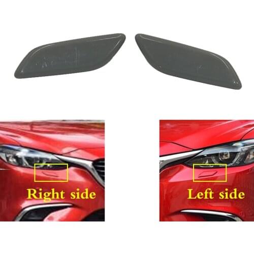 Car Headlight Washer Nozzle Cap For Mazda 6 atenza 2012-2015 Headlamp Spray Water Jet Cover GHR4-51-8H1 GHR4-51-8G1