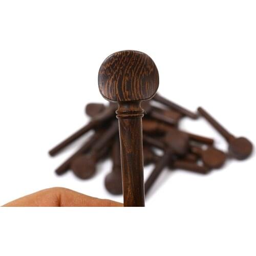 4/4 violin parts 5set (20pcs) Natural wenge wood violin pegs High quality peg