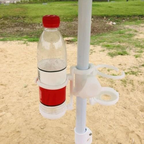 Hot Sales Cup Holder Practical Innovative Foldable Multifunctional Beach Umbrella Drink Bottle Stand for Outdoor