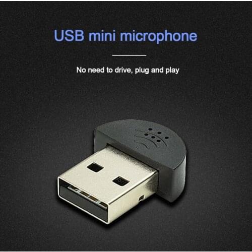 Mini USB Microphone for Video Chat, Network Karaoke, Skype Microphone, Desktop Microphone/Laptop PC Mic (Mini Mic)