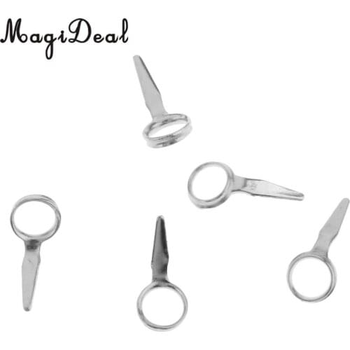 5pcs/lot Fishing Rod Guides Tips Top Ring Set Raft Fishing Rod Repair Accessories 1# 2# 3