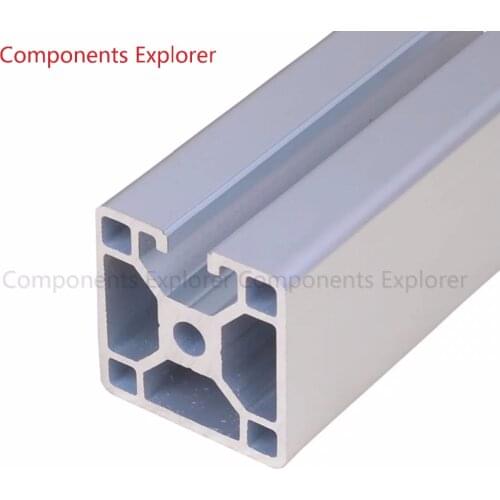 Arbitrary Cutting 1000mm 4040 Three Edges Aluminum Extrusion Profile,Silvery Color