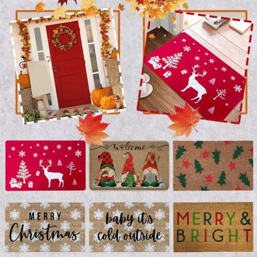 Christmas Doormat Personalized Front Door Decoration Christmas Decoration