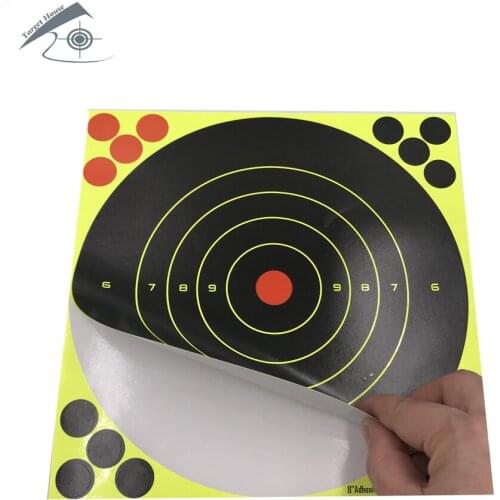 Splatter Blossom Targets 8" Adhesive, Target shooting, instantly see your shots at distance