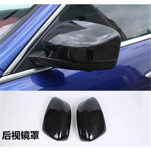 ABS Carbon fiber pattern Rearview mirror Decoration /Rearview mirror cover Trim for Maserati Levante Car styling