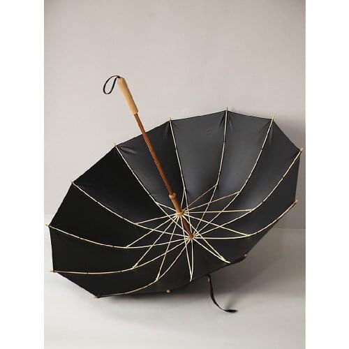 Windproof Large Umbrella Long Handle Light Luxury Business Golf Umbrella Wedding Outdoor Paraguas Mujer Rain Gear BY50YS