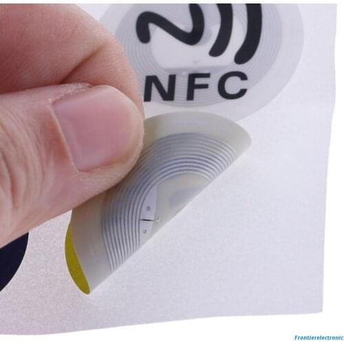 Waterproof PET Material NFC Stickers Smart Adhesive Ntag213 Tags For All Phones