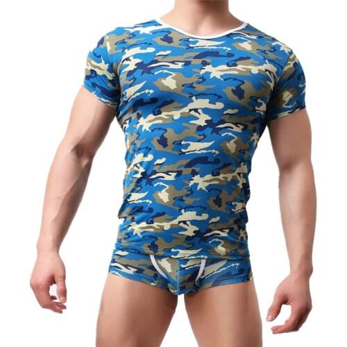 Yufeida Mens Camouflage T-Shirts
