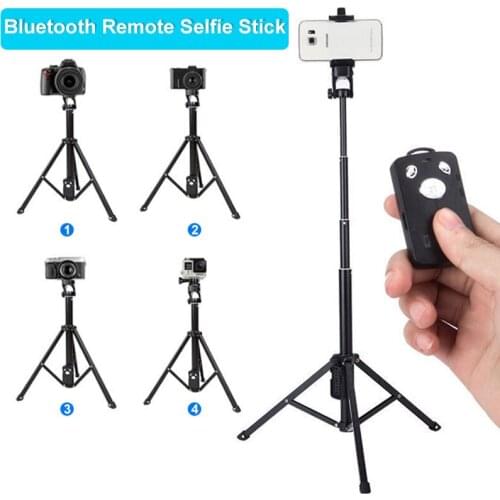 YUNTEN 1688 3 in1 Bluetooth Remote Shutter Handle Selfie Stick Mini Table Tripod For IOS Android Iphone Samsung Smartphone Gopro