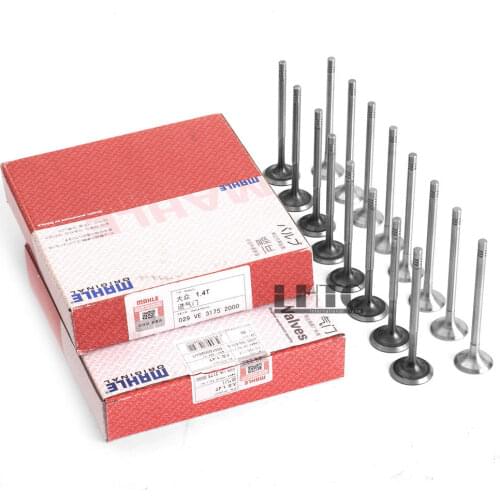 16x inlet outlet Valves Set 6mm For VW Golf Tiguan Passat CC AUDI A1 A3 SEAT SKODA 1.4 TSI TFSI Engine Valve