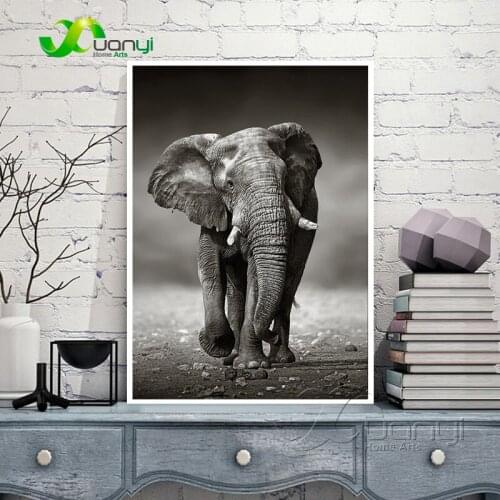 Abstract Elephants Canvas Oil Paintings Picture Cuadros Home Art Modular Wall Picture For Living Room HD Prints No Frame PR1390