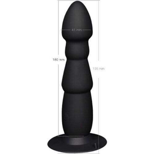 FX Remote Control Charging Silicone Anal Plug Prostate Massager Vibrator Adult Sex Toys Wireless