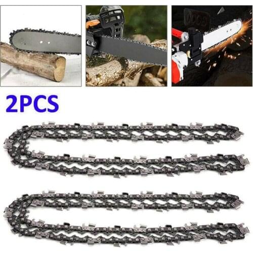 2PCS 14 inch Chainsaw Saw Chain 52 Drive 3/8 Pitch Links Chainsaw Saw Blade Replacement For Lawn Mower China Saw Repair parts