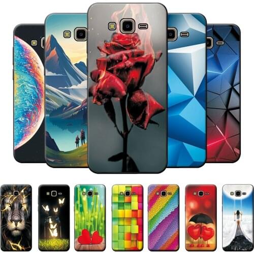 Case For Samsung Galaxy J7 Neo Case For Samsung J7 Neo Rose Cute Cover Bumper on Samsung J7 Neo J7neo Shockproof Silicone Case