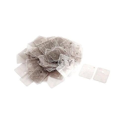 Repair Parts Mica Insulator Sheets 18mmx22mmx0.12mm 200 Pieces