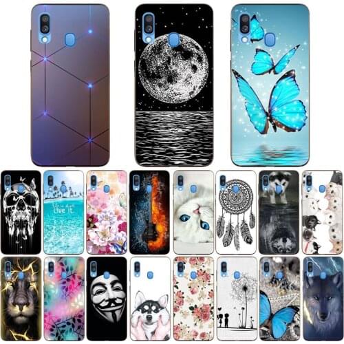 For Samsung Galaxy A40 A405 SM-A405F A405F Case Luxury TPU Silicone Cases Phone Back Cover for Samsung A 40 A40 Funda Coque
