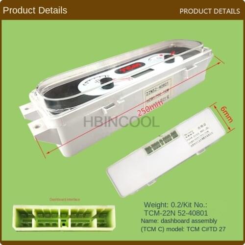 FOR FORklift Parts TCM Oval Meter Instrument Panel Assembly (TCMC) Original TD27 Single Unit Price Quality FORklift Accessories