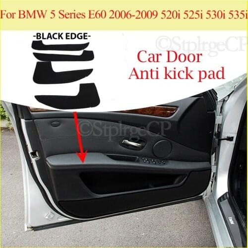 Door anti-kick pad door protection pad door panel cover pad car door sticker For BMW 5 Series E60 2006-2009 520i 525i 530i 535i