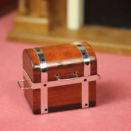 G06-X712 children baby gift Toy 1:12 Dollhouse mini Furniture Miniature rement Mahogany box1 set