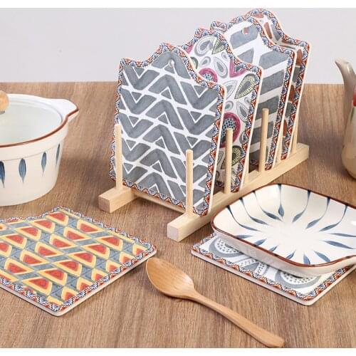 Insulating Pad Oven Utensils Hold Table Mat Kitchen Care Coasters Anti-Hot Non-Slip High Temperature Insulation Pot