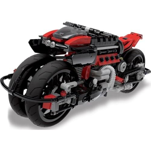 New Xingbao Future Motor Series 680pcs DIY Assembly Off-Road Motorbike Building Blocks MOC Bricks Educational Boys Toys Gifts