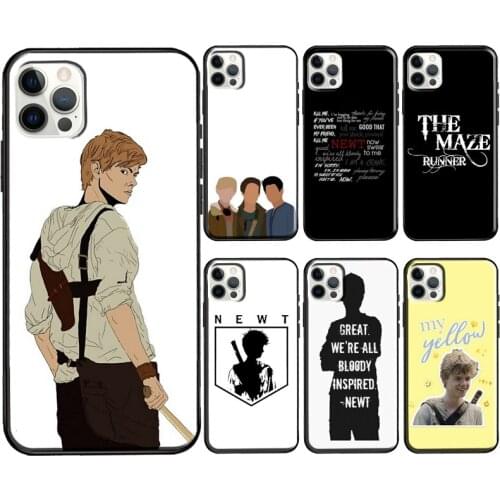 Newt Quotes The Maze Runner Cool Soft Case For iPhone 11 12 Pro Max 12 Mini 6S 7 8 Plus SE 2020 XS Max X XR Phone Coque