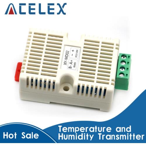 Temperature and Humidity Transmitter RS485 Serial Communica Temperature Sensors Modbus RTU Acquisition Module SHT20