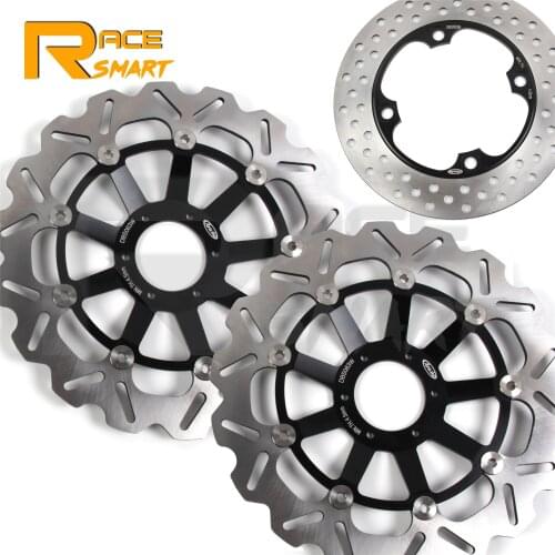 Front Rear Brake Disc For HONDA CBR919RR 1998-1999 Motorcycle CNC Floating Brake Disk Rotors CBR900RR CBR919 RR CBR 919RR Black