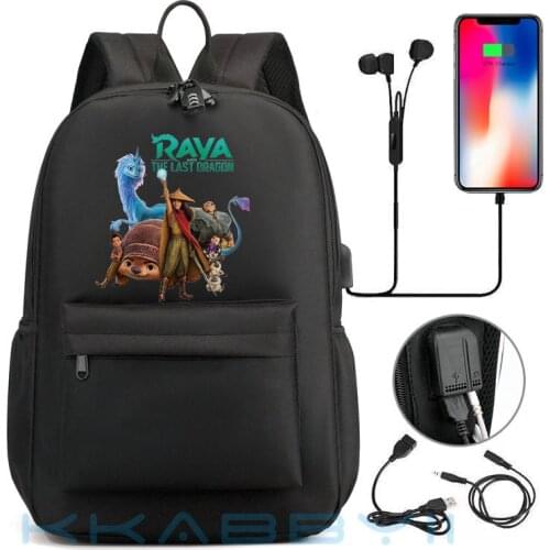 Raya and The Last Dragon School Bags For Girls Women Backpack School Bags Printing Backpack Schoolbag men Travel Bag Rucksacks