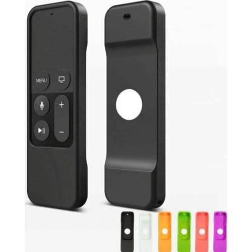 Silicone Apple TV 4 Remote Control Protective Case Cover Waterproof Dust Storage Organizer Household Protect TV Accessories