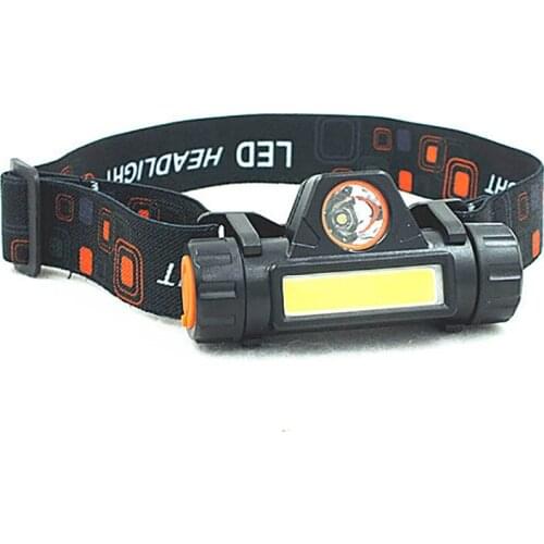 LED Headlamp USB Rechargeable Headlight COB Outdoor Emergency Headlight with Magnet, Headlamp Flashlight for Work Fishing