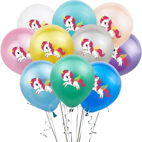 10pcs 12inch Unicorn Latex Balloons Birthday Party Decoration Kids Party Baby Shower Unicorn Balloons