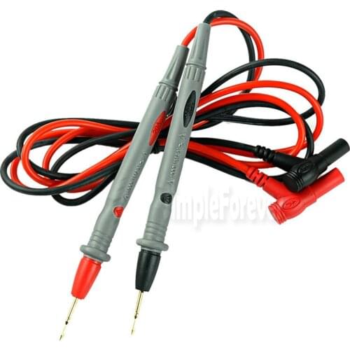 100pcs/lot 50pair Kitchen Tools J PVC Needle Tip Probe Test Leads Pin Hot Universal Digital Multimeters Pen Cable Multimetro