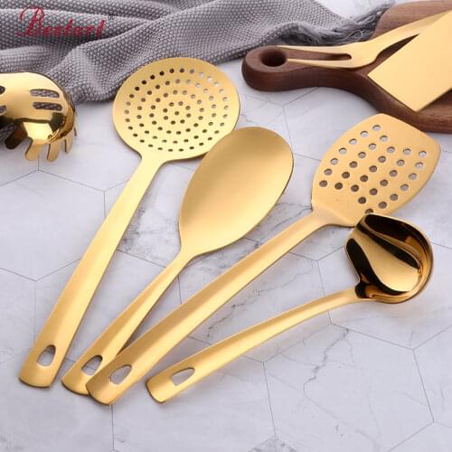12 Pcs/Set Kitchen Tools Cooking Tools Stainless Steel Utensils Set Spatula Shovel Soup Spoon Cooking Kitchen Tools
