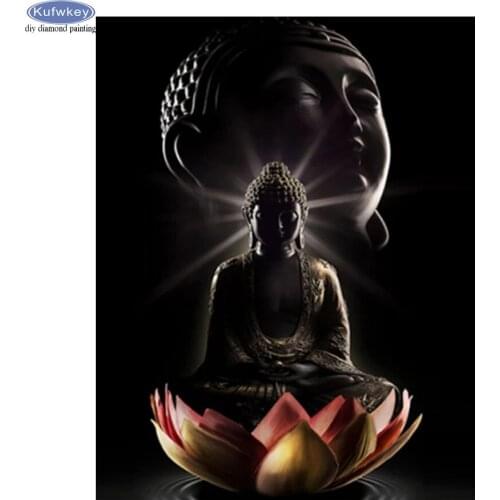 5D Diamond Painting Religious Buddha Full drill Square Diamond Embroidery DIY Cross Stitch Mosaic Handmade Gift Buddha Zen