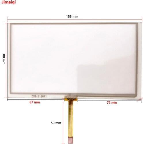 6.2 Inch 4Wire 155*87mm Resistive Touch Screen Panel Digitizer Sensor For Prology DNU-2610 DNU-2630 Car Radios Tablet 155x88