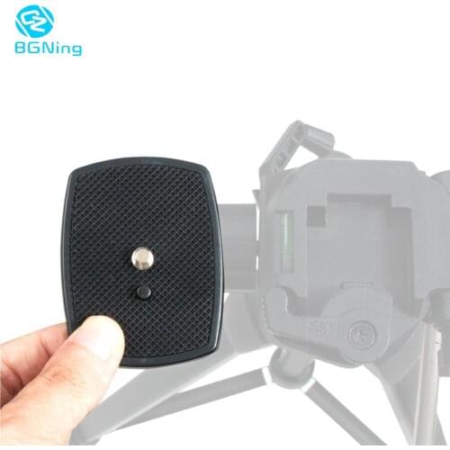 DSLR Camera ABS Adapter Mount Tripod Ball Head Quick Release Plate For vct668 st666 690 Stabilizer Tripod Ball Head Platform