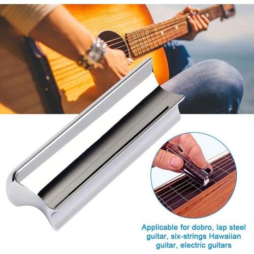 Finger Music Slide Tone Bar Steel Dobro Hawaiian Electric Guitar Accessories