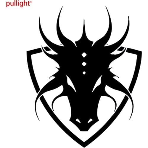 Anime Manga Shield Logo Emblem Sign Dragon Car-styling Decals Car Stickers