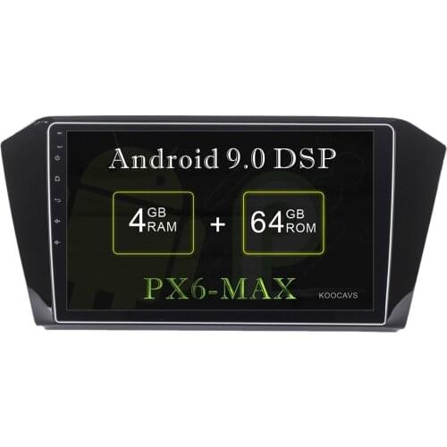 KOOCAVS 10.2" IPS Android 9.0 Car GPS Radio Player for Passat 2017 with 4GB+64GB Stereo Multimedia Headunit